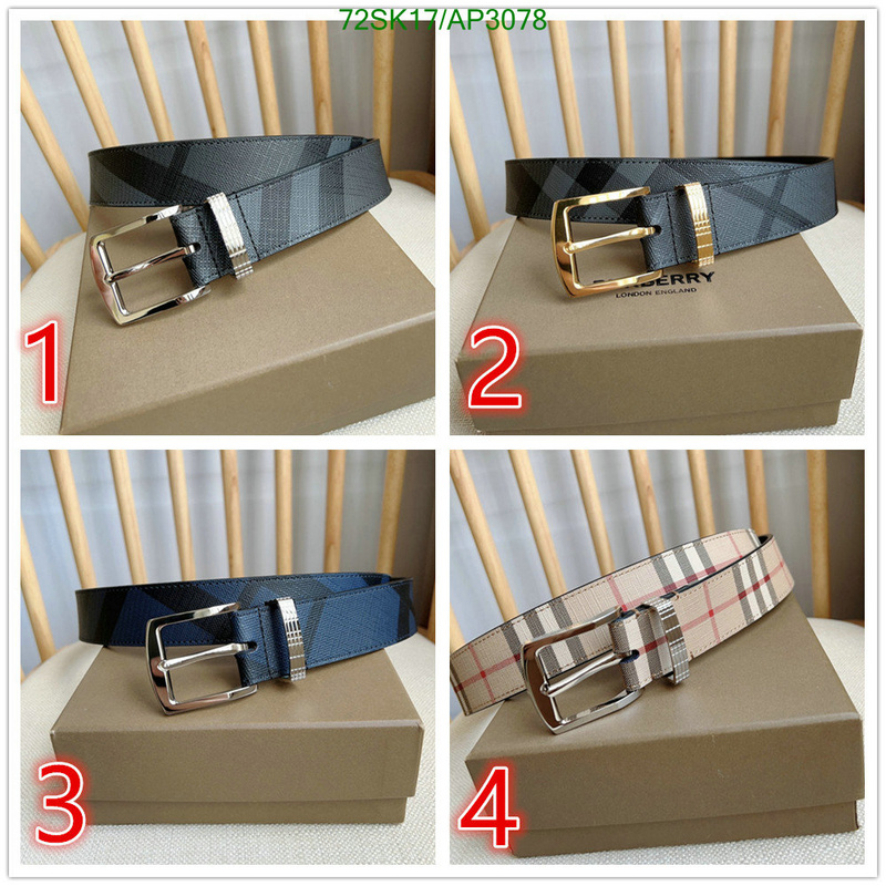 Burberry-Belts Code: AP3078 $: 72USD