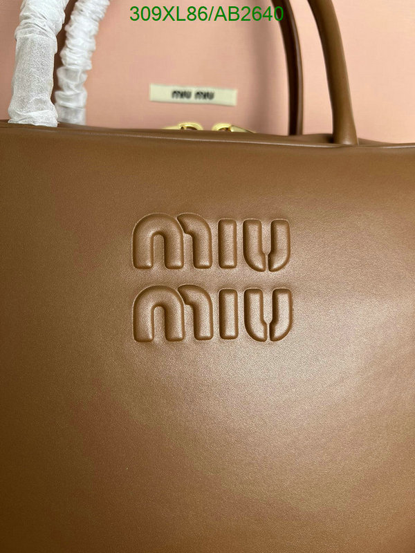 Miu Miu-Bag-Mirror Quality Code: AB2640 $: 309USD