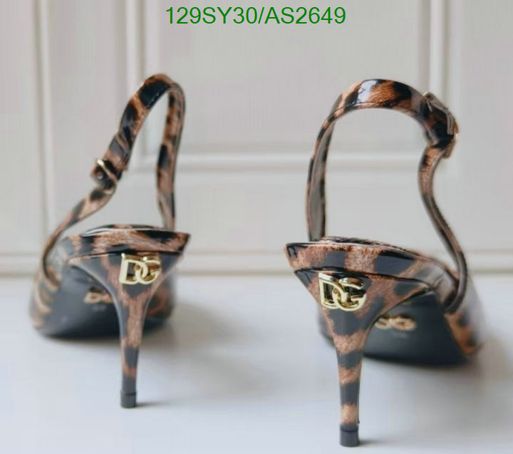 D&G-Women Shoes Code: AS2649 $: 129USD