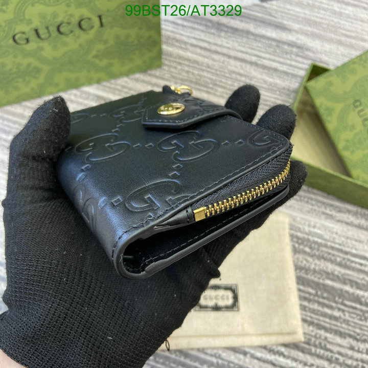 Gucci-Wallet Mirror Quality Code: AT3329 $: 99USD