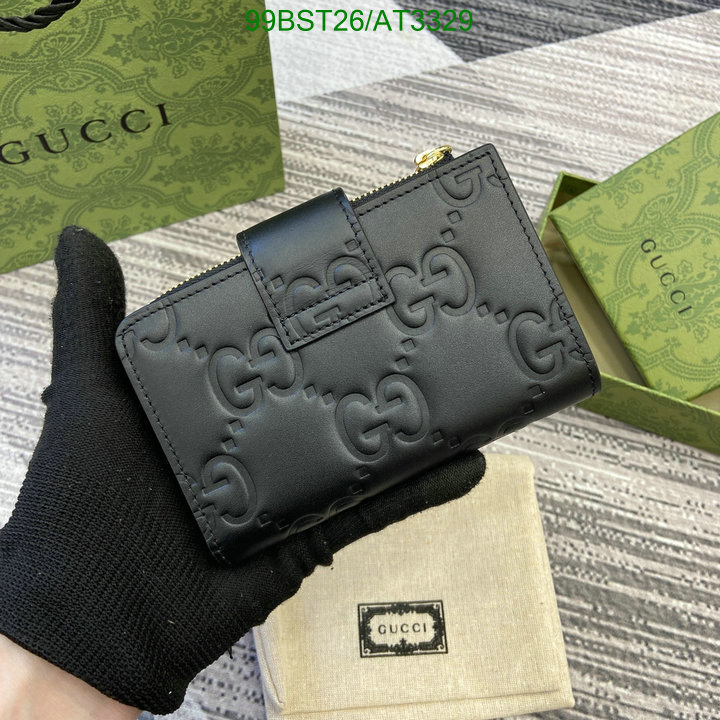 Gucci-Wallet Mirror Quality Code: AT3329 $: 99USD