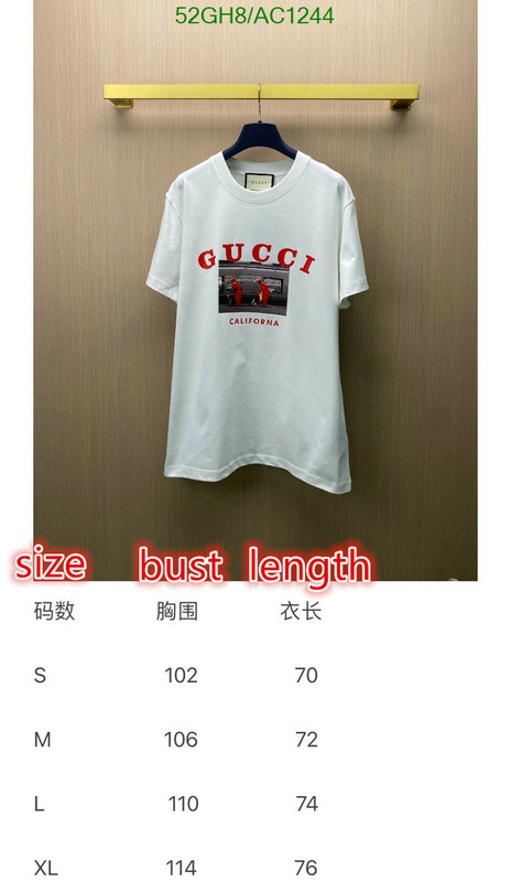 Gucci-Clothing Code: AC1244 $: 52USD