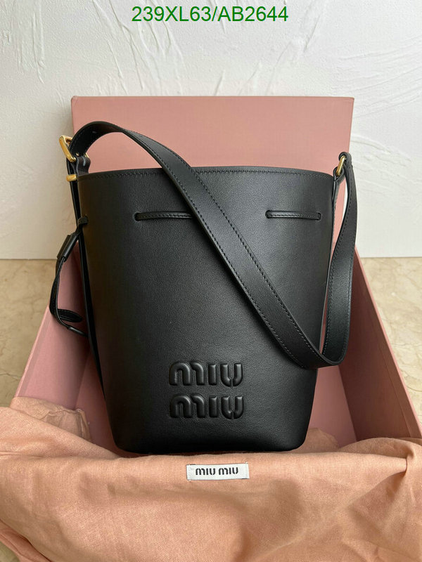 Miu Miu-Bag-Mirror Quality Code: AB2644 $: 239USD