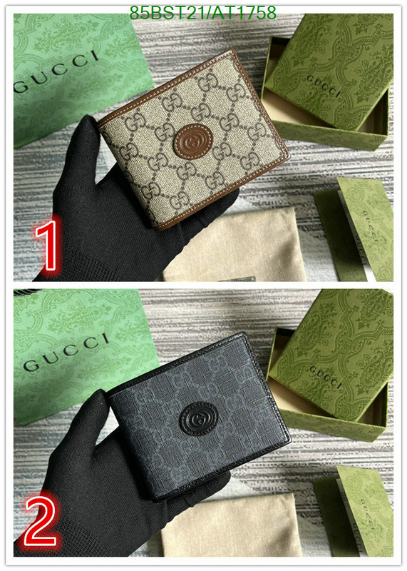 Gucci-Wallet Mirror Quality Code: AT1758 $: 85USD