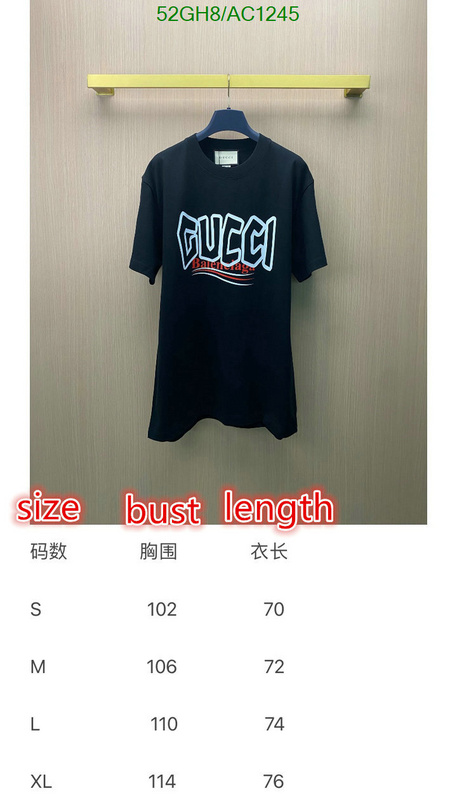 Gucci-Clothing Code: AC1245 $: 52USD