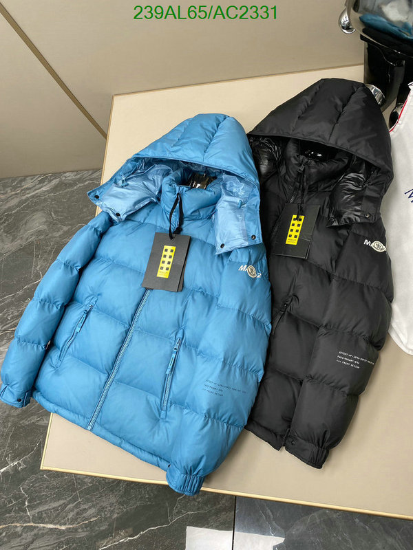 Moncler-Down jacket Men Code: AC2331 $: 239USD