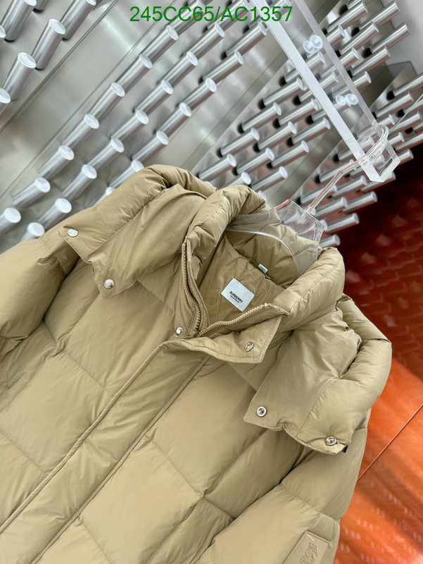 Burberry-Down jacket Men Code: AC1357 $: 245USD