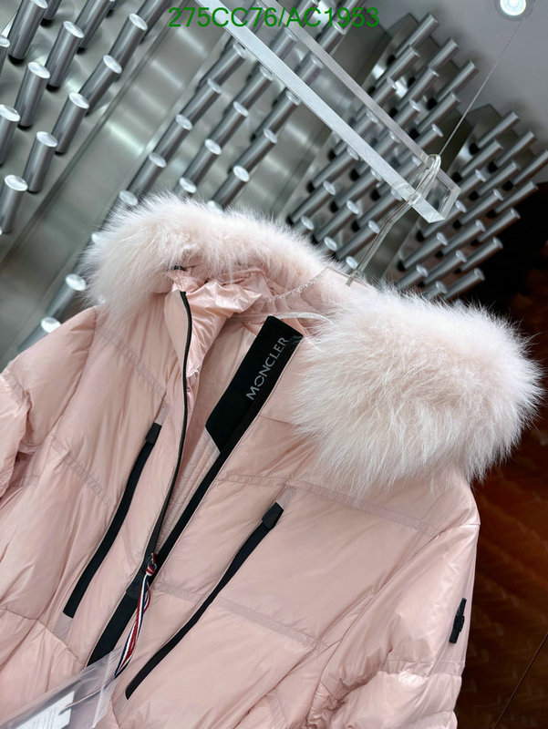 Moncler-Down jacket Women Code: AC1953 $: 275USD