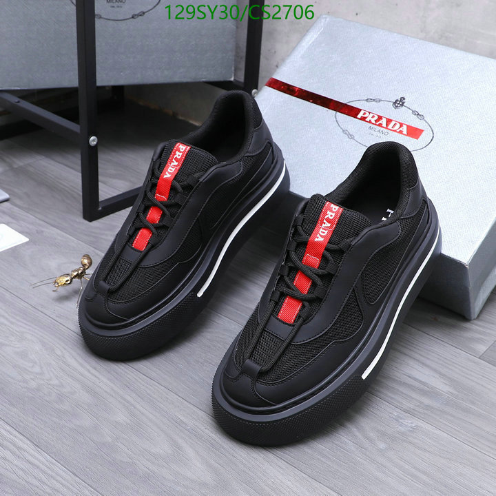 Prada-Men shoes Code: CS2706 $: 129USD