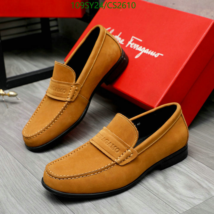 Ferragamo-Men shoes Code: CS2610 $: 109USD