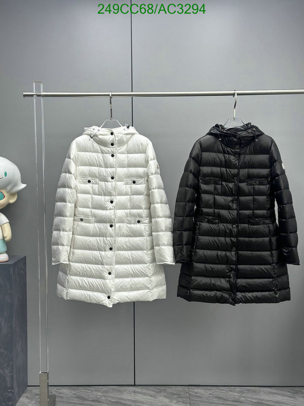 Moncler-Down jacket Women Code: AC3294 $: 249USD