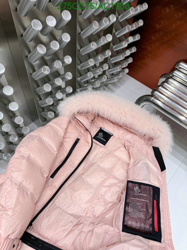 Moncler-Down jacket Women Code: AC1953 $: 275USD