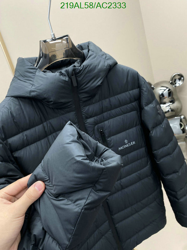 Moncler-Down jacket Men Code: AC2333 $: 219USD