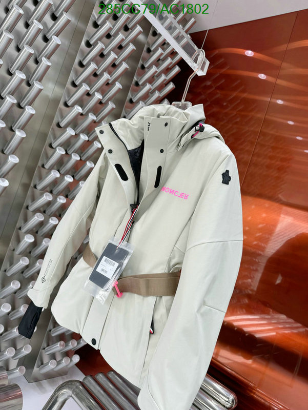 Moncler-Down jacket Women Code: AC1802 $: 285USD