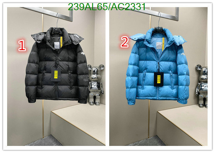 Moncler-Down jacket Men Code: AC2331 $: 239USD