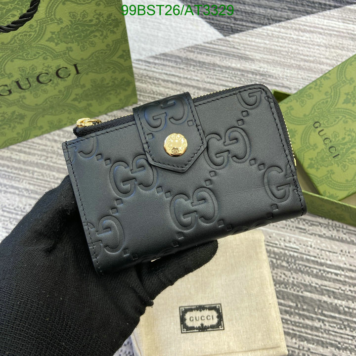 Gucci-Wallet Mirror Quality Code: AT3329 $: 99USD