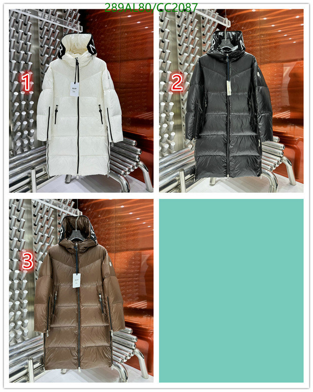 Moncler-Down jacket Women Code: CC2087 $: 289USD