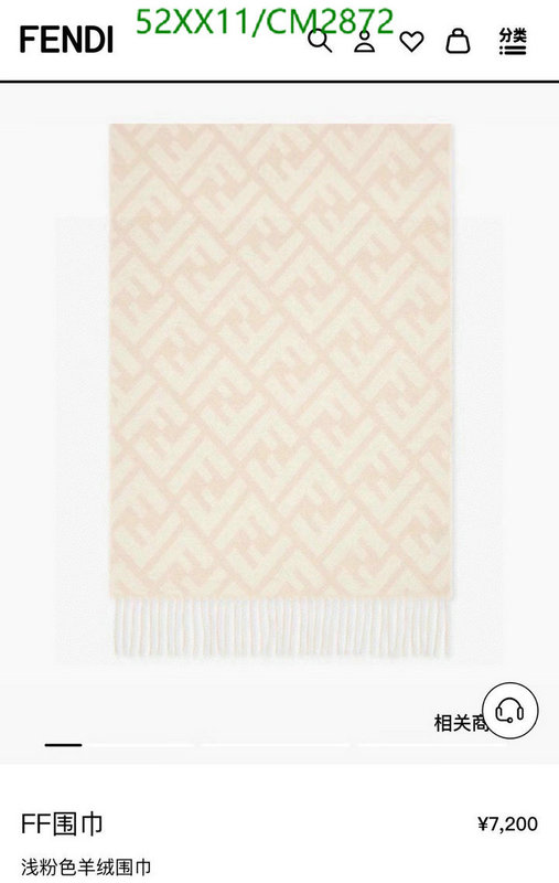 Fendi-Scarf Code: CM2872 $: 52USD