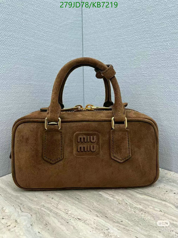 Miu Miu-Bag-Mirror Quality Code: KB7219 $: 279USD