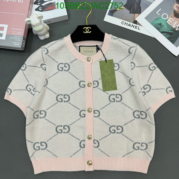 Gucci-Clothing Code: AC2752 $: 105USD