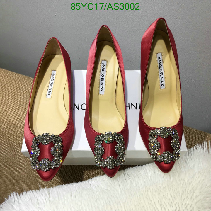 Manolo Blahnik-Women Shoes Code: AS3002 $: 85USD