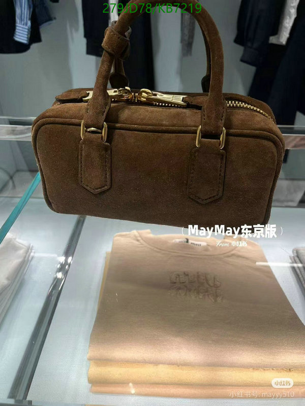 Miu Miu-Bag-Mirror Quality Code: KB7219 $: 279USD