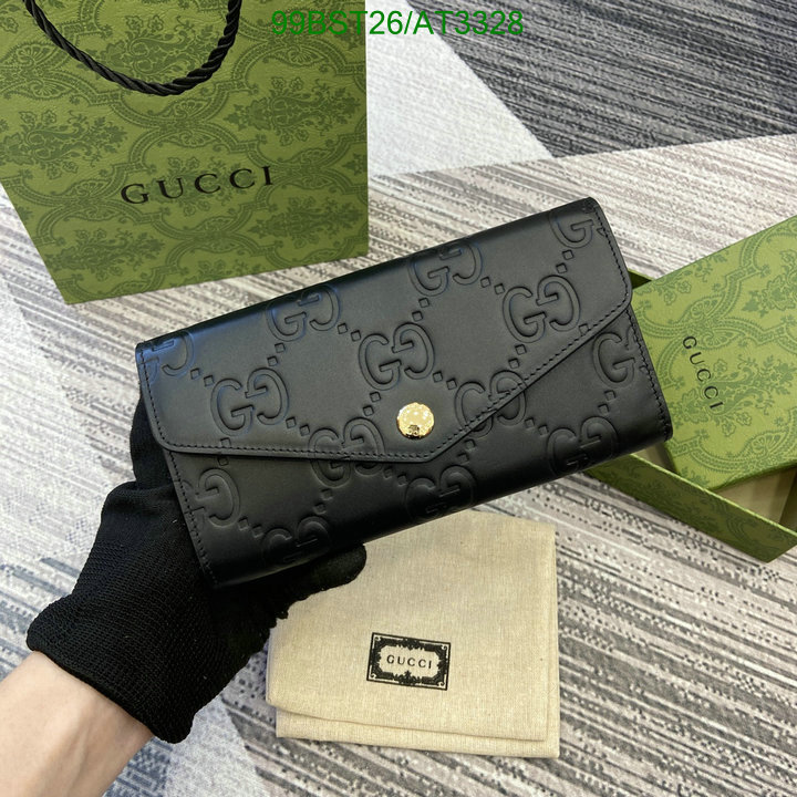 Gucci-Wallet Mirror Quality Code: AT3328 $: 99USD