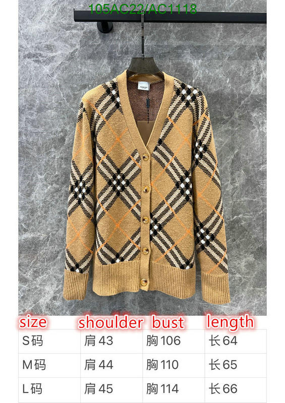 Burberry-Down jacket Women Code: AC1118 $: 105USD