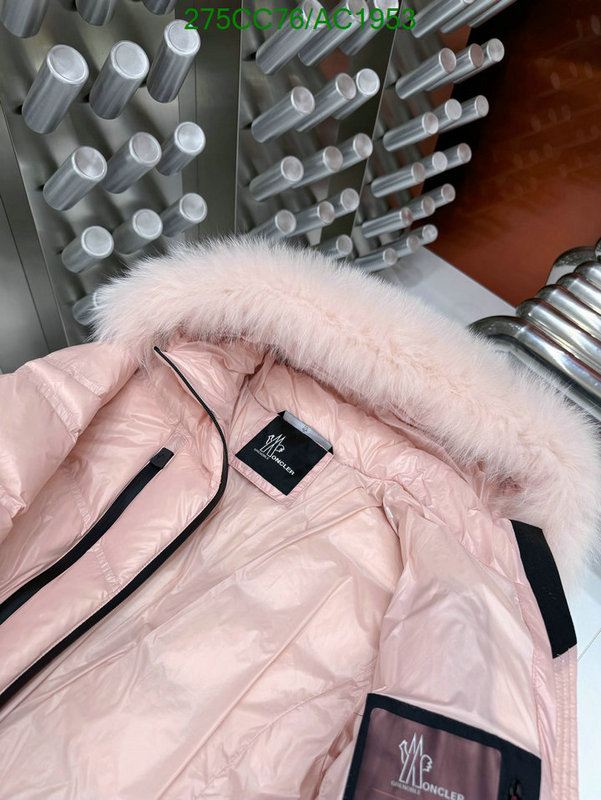 Moncler-Down jacket Women Code: AC1953 $: 275USD