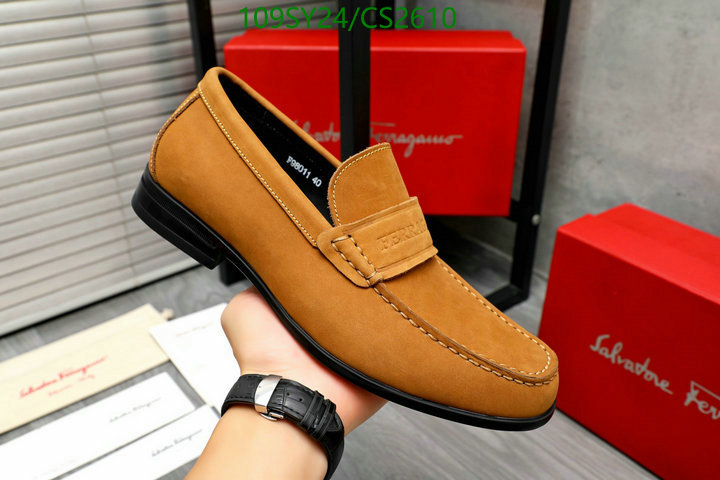 Ferragamo-Men shoes Code: CS2610 $: 109USD