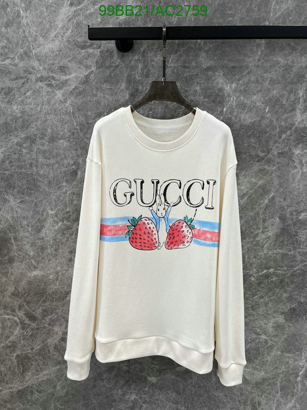 Gucci-Clothing Code: AC2759 $: 99USD