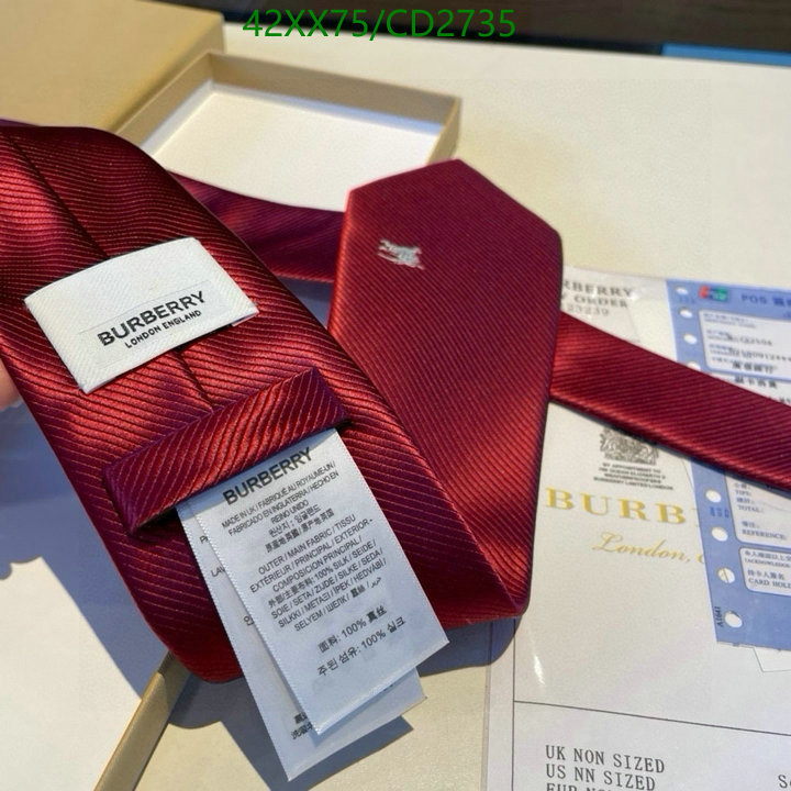 Burberry-Ties Code: CD2735 $: 42USD