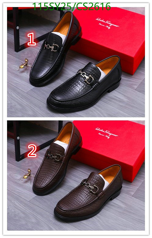 Ferragamo-Men shoes Code: CS2616 $: 115USD