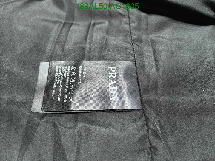 Prada-Down jacket Men Code: AC1805 $: 189USD