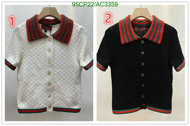 Gucci-Clothing Code: AC3359 $: 95USD