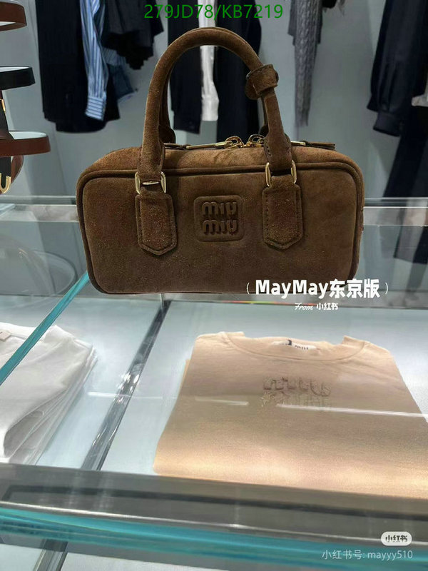 Miu Miu-Bag-Mirror Quality Code: KB7219 $: 279USD