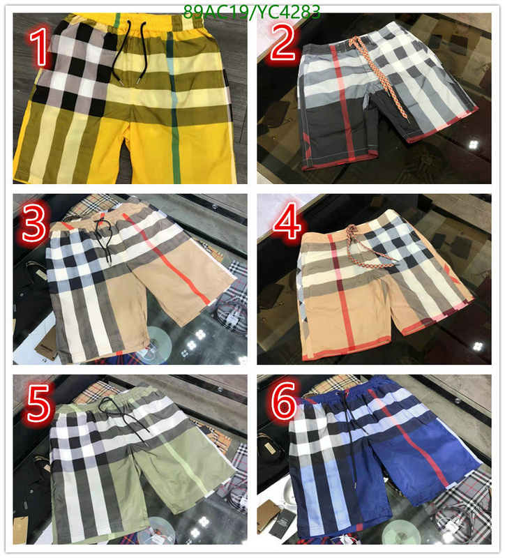 Burberry-Clothing Code: YC4283 $: 89USD