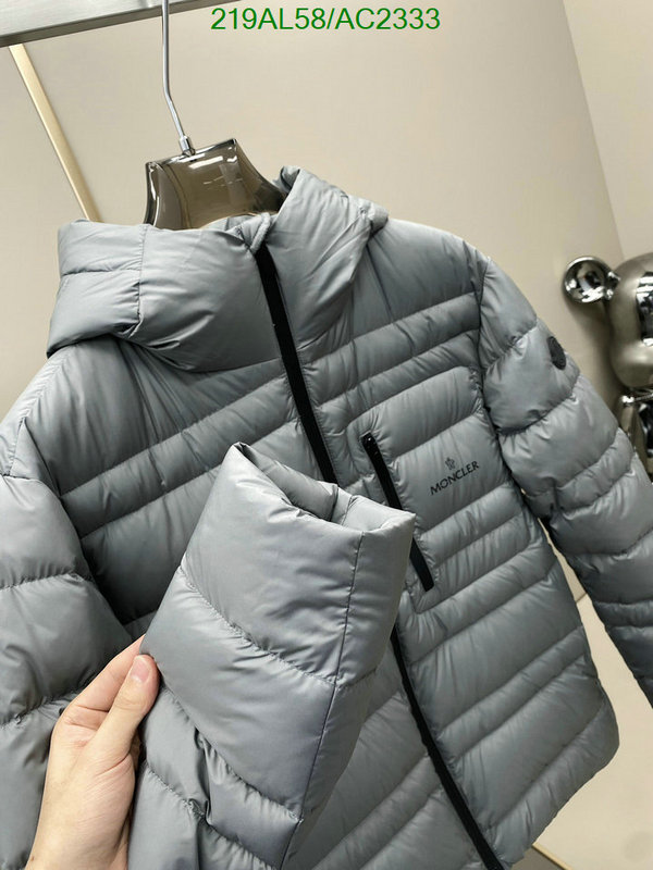 Moncler-Down jacket Men Code: AC2333 $: 219USD