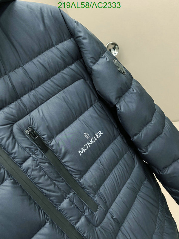 Moncler-Down jacket Men Code: AC2333 $: 219USD