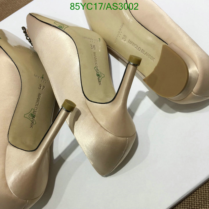 Manolo Blahnik-Women Shoes Code: AS3002 $: 85USD