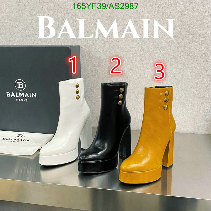 Balmain-Women Shoes Code: AS2987 $: 165USD