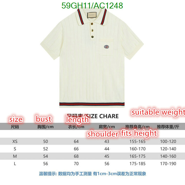 Gucci-Clothing Code: AC1248 $: 59USD