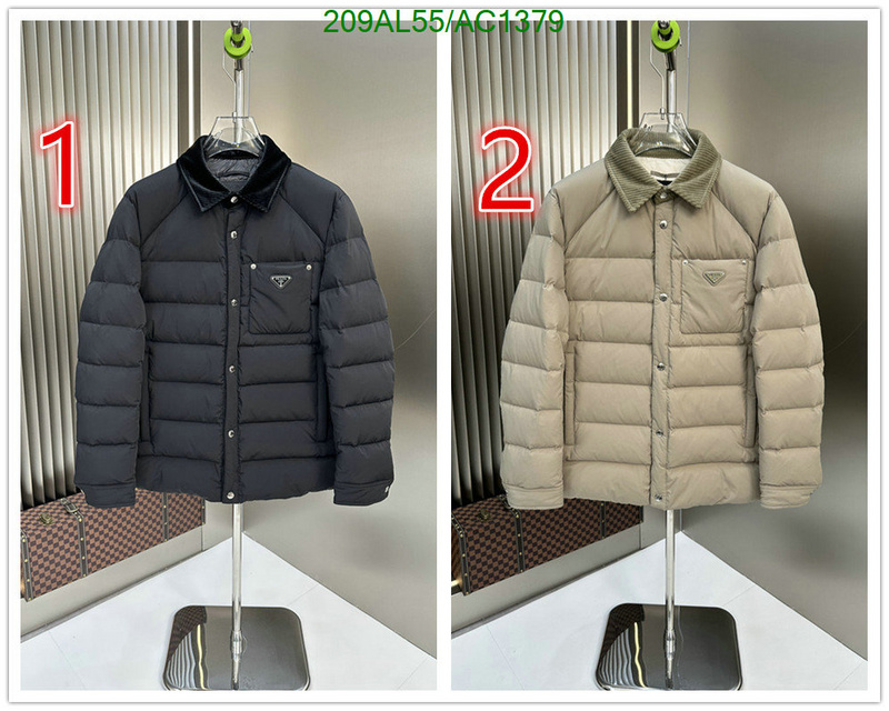 Prada-Down jacket Men Code: AC1379 $: 209USD