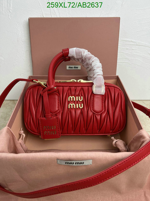 Miu Miu-Bag-Mirror Quality Code: AB2637 $: 259USD