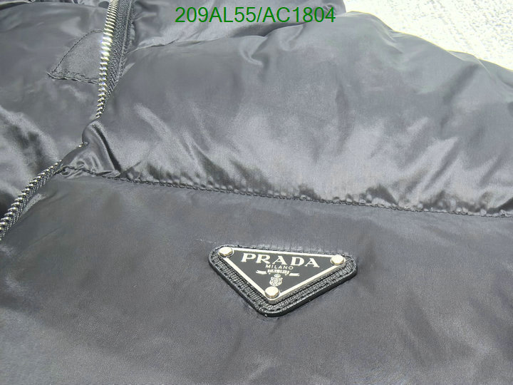 Prada-Down jacket Men Code: AC1804 $: 209USD