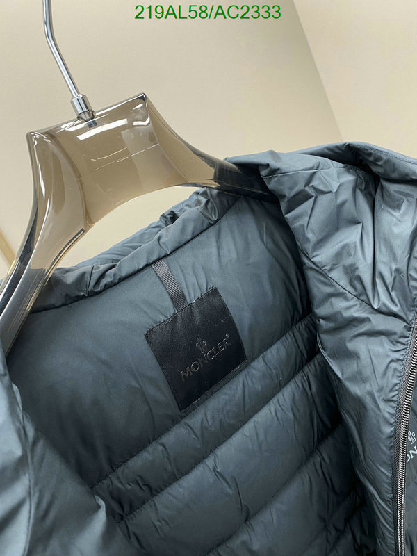 Moncler-Down jacket Men Code: AC2333 $: 219USD