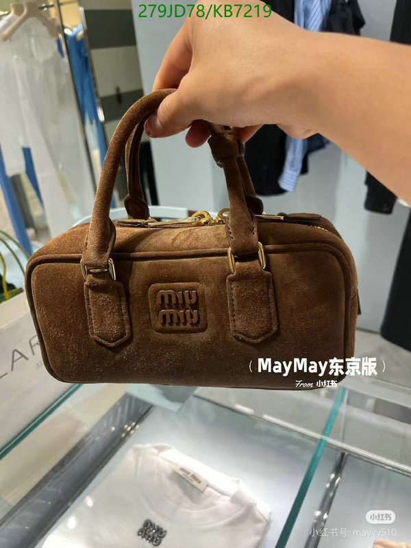 Miu Miu-Bag-Mirror Quality Code: KB7219 $: 279USD