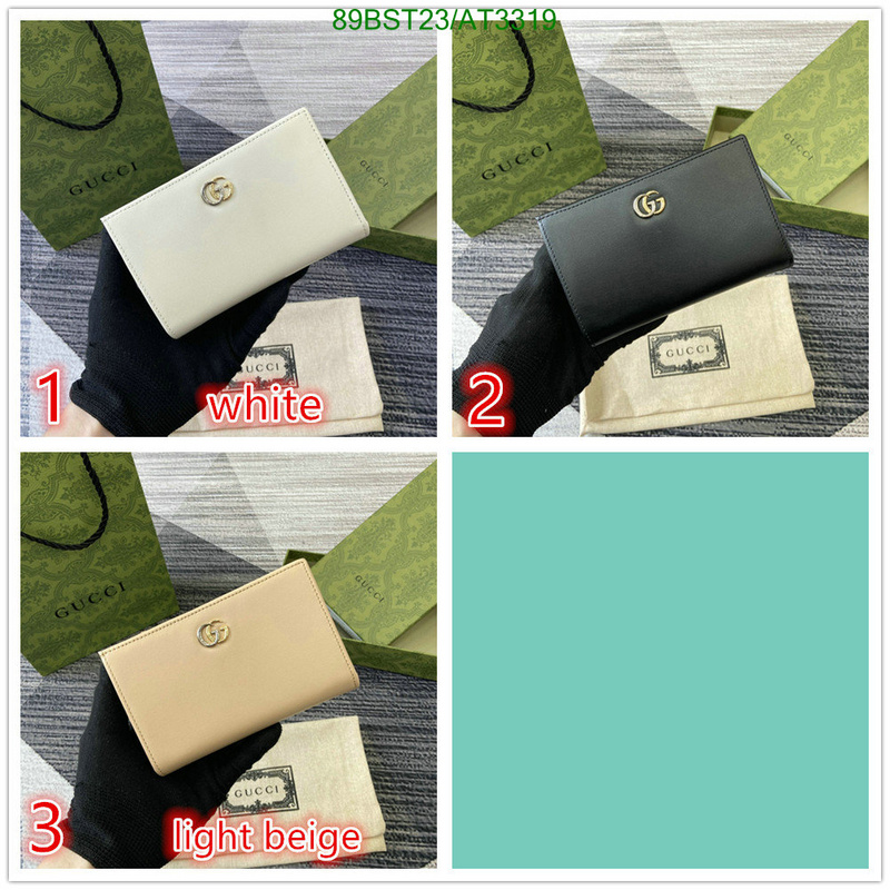 Gucci-Wallet Mirror Quality Code: AT3319 $: 89USD