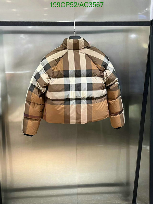 Burberry-Down jacket Women Code: AC3567 $: 199USD