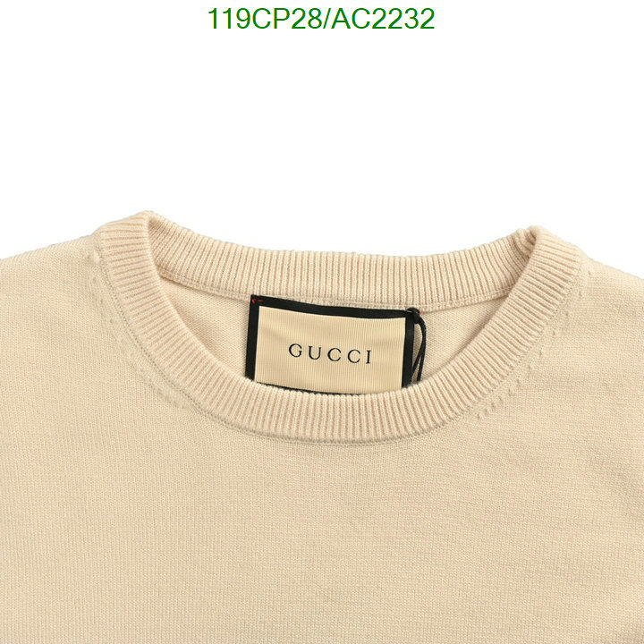 Gucci-Clothing Code: AC2232 $: 119USD